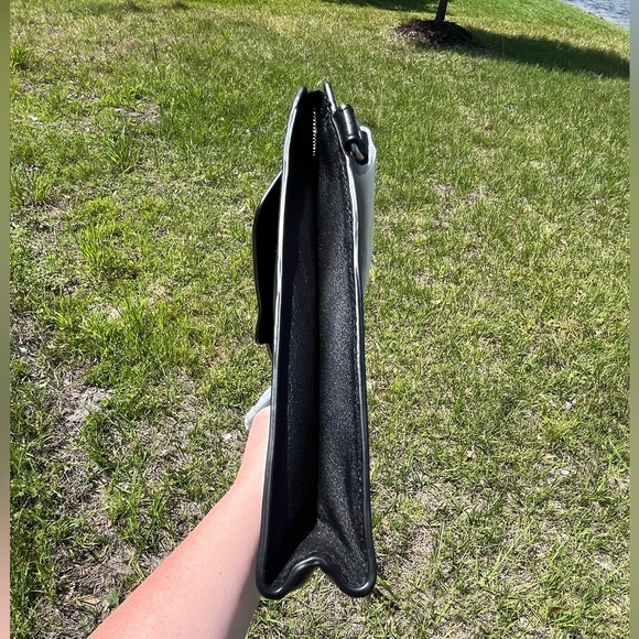 Rebecca Minkoff Black Leather Studded Wristlet Clutch - Picture 9 of 16